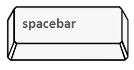 spacebar